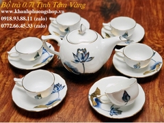 bộ ấm trà gốm sứ Minh Long - bộ ấm trà sứ Minh Long