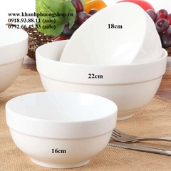 tô sứ trắng ăn cơm - tô sứ trắng - tô sứ