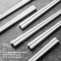 đũa sứ trắng 24.5cm - đũa sứ trắng