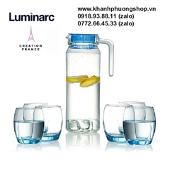 bộ bình và ly thủy tinh uống nước Luminarc - bộ bình và ly thủy tinh uống nước