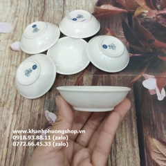 bộ 6 chén muối tiêu nhỏ sứ Minh Long - chén chấm nhỏ 7cm sứ Minh Long