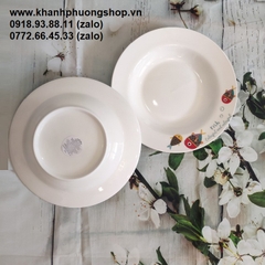 bộ tô dĩa sứ - bộ tô dĩa sứ trắng