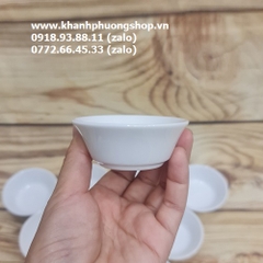bộ 06 chén muối tiêu nhỏ - bộ 06 chén chấm tròn nhỏ