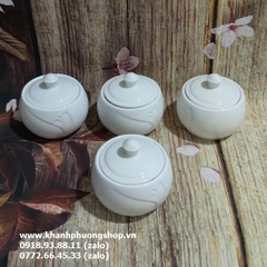 hũ đựng gia vị sứ Minh Long - hũ đựng đồ nêm sứ Minh Long