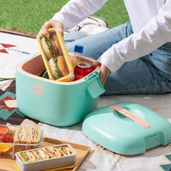 Thùng Giữ Lạnh Macaron LocknLock 7lít màu mint