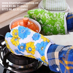 găng tay nhắc bếp - bao tay nhắc bếp