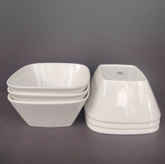 Combo 3 tô vuông loe 14cm gốm sứ Minh Long
