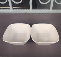 Combo 3 tô vuông loe 14cm gốm sứ Minh Long