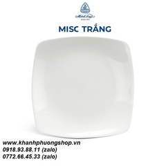 dĩa sứ vuông Minh Long - dĩa vuông sứ Minh Long