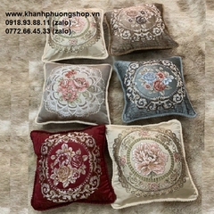 gối tựa lưng ghế gỗ - gối tựa lưng
