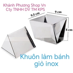 Khuôn làm bánh giò inox 9x9x8cm - khuôn làm bánh giò