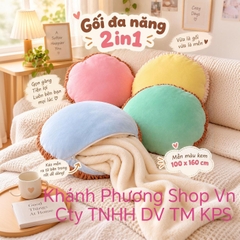 Bộ gối chăn đa năng 2 trong 1 - bộ mền gối 2 trong 1