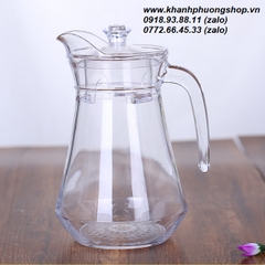 bình đựng nước thủy tinh 1.3L - bình thủy tinh đựng nước 1.3L