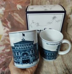 Bộ 2 lý sứ Minh Long Bưu Điện Thành Phố