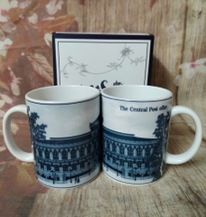 Bộ 2 lý sứ Minh Long Bưu Điện Thành Phố