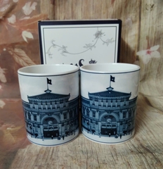 Bộ 2 lý sứ Minh Long Bưu Điện Thành Phố