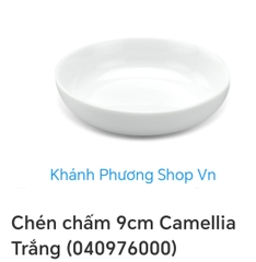 Chén đựng nước chấm Camellia 9cm gốm sứ Minh Long