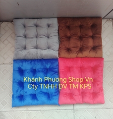 Nệm lót ngồi bệt 40x40x5cm - nệm lót ghế ngồi