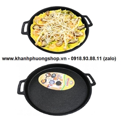 chảo gang đổ bánh xèo miền trung 19,22cm - chảo gang bánh xèo