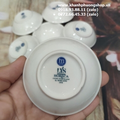 bộ 6 chén muối tiêu nhỏ sứ Minh Long - chén chấm nhỏ 7cm sứ Minh Long