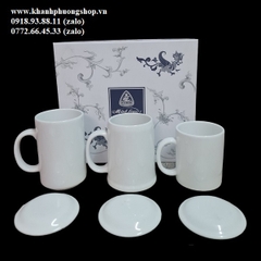 ly sứ Minh Long có nắp đậy nhiều size - ly sứ minh long có nắp