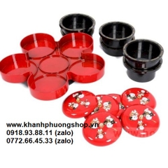 khay mứt xoay có nhạc - khay mứt xoay