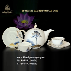 bộ ấm trà gốm sứ Minh Long - bộ ấm trà sứ Minh Long