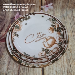 tô chén sứ đẹp - tô chén sứ ăn cơm họa tiết đẹp