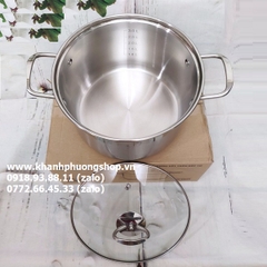 nồi inox 3 đáy Elmich xài bếp từ - nồi inox 3 đáy xài bếp từ