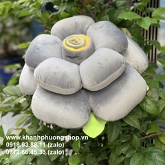 gối trang trí hoa hồng - gối hoa hồng trang trí