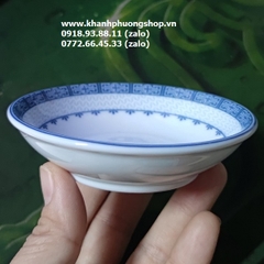 chén đựng nước chấm thôn dã sứ Minh Long 9cm - chén chấm sứ minh long