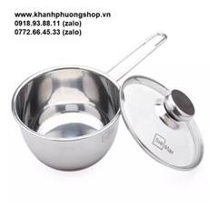 quánh inox 16cm - quánh nấu bột cho bé 16cm