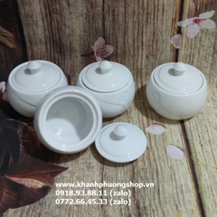 hũ đựng gia vị sứ Minh Long - hũ đựng đồ nêm sứ Minh Long