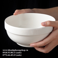 tô sứ trắng ăn cơm - tô sứ trắng - tô sứ
