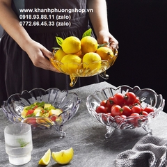 khay thủy tinh đựng topping trà sữa - khay thủy tinh