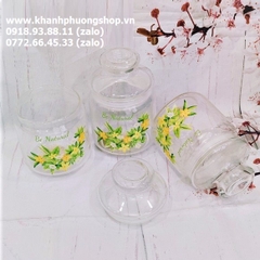 hũ thủy tinh đựng gia vị - hủ đựng gia vị thủy tinh