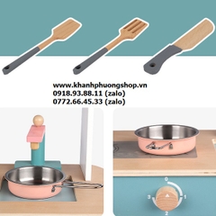 bộ đồ chơi kệ bếp gỗ cho bé - bộ đồ chơi kệ bếp gỗ kèm tủ lạnh cho bé