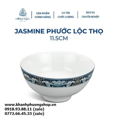 bộ chén tô dĩa Phước Lộc Thọ sứ Minh Long 16 món - bộ chén tô dĩa sứ minh long phước lộc thọ