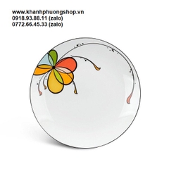 dĩa hột xoài Daisy Bóng Bay sứ Minh Long - dĩa sứ Minh Long Daisy Bóng Bay hình oval
