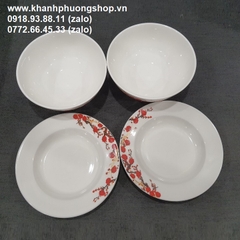 bộ tô dĩa sứ - tô dĩa sứ