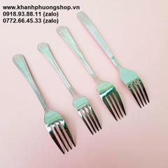 muỗng nĩa inox nhiều size - muỗng nĩa inox