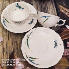 bộ ấm trà gốm sứ Minh Long - Bộ ấm trà sứ Minh Long