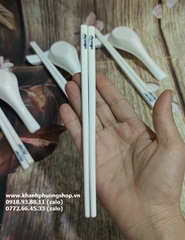 đũa sứ trắng Minh Long 20.5cm - đũa sứ trắng minh Long