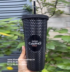 ly kim cương cà phê phố màu đen - ly kim cương cà phê phố