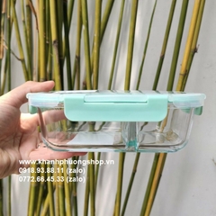 hộp thủy tinh lock&lock 3 ngăn - hộp thủy tinh 3 ngăn lock&lock