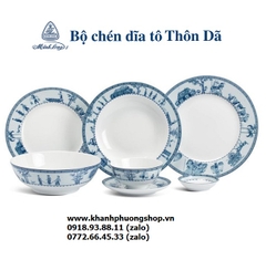 bộ chén tô dĩa Thôn Dã sứ Minh Long - bộ bàn ăn cao cấp Thôn Dã sứ Minh Long