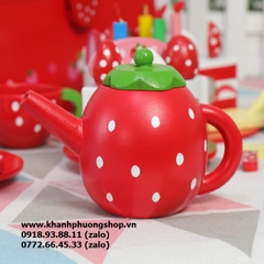 bộ đồ chơi bánh sinh nhật bằng gỗ cho bé - bộ đồ chơi bánh kem cho bé