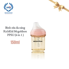 Bình sữa đa năng RICHKID-McGOLDSON PPSU Plus (6 in 1) 150ml