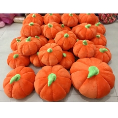 gối ôm trái bí đỏ hallowen - gổi ôm hình trái bí đỏ