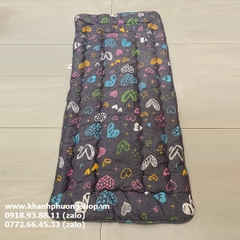 nệm ngủ trưa văn phòng 80x180cm kèm túi đựng tiện lợi - nệm toper ngủ trưa văn phòng